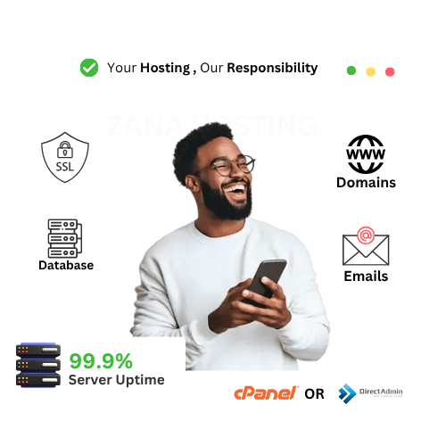 Web Hosting Illustration